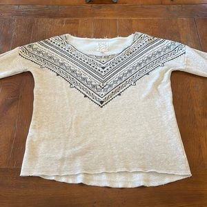 Billabong Long Sleeve Tan Sweater